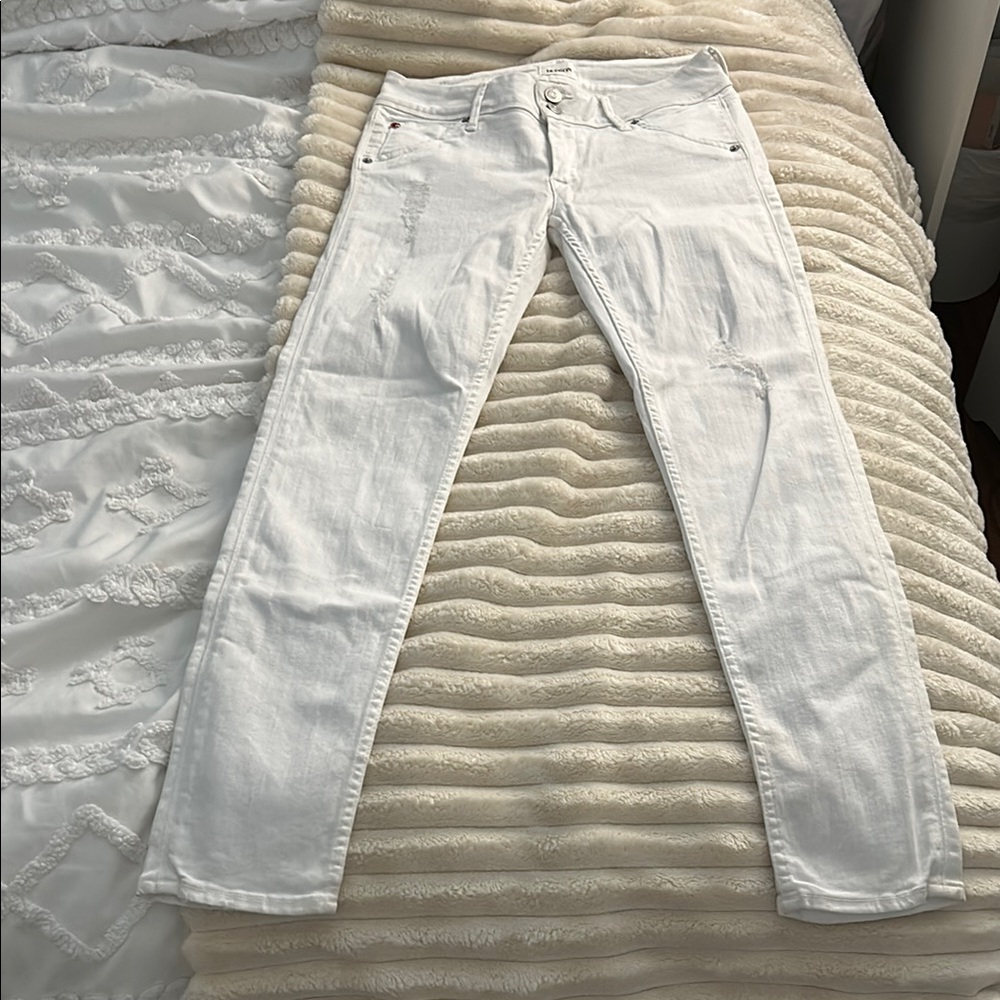 Womens Hudson white jeans